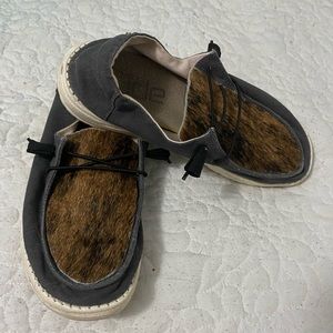 Custome Cow Hide Hey Dudes